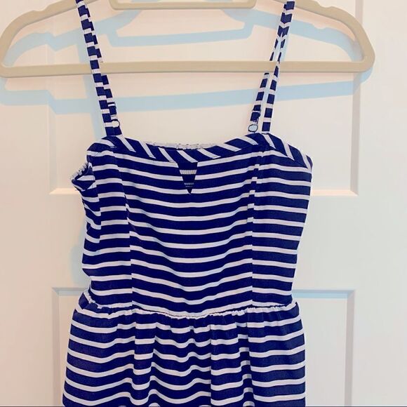 NWOT! Old Navy Blue & White Stipe Mini Dress Women’s Size 0 - Picture 4 of 12